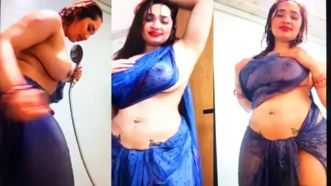 Aditi Mistry s Big Tits Bared in Wet Transparent Saree Live Stream hot sex