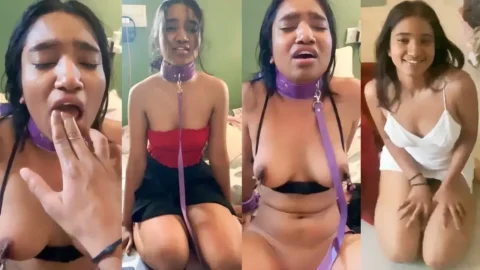 Viral MMS Desi GF Tied Up and Fucked Hard in Rough BDSM Sex hot sex