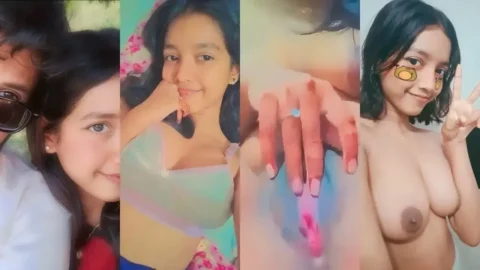 MMS of Slutty Desi Girlfriend Riding Dick and Taking a Huge Facial Cumshot hot sex