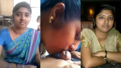 Desi Tamil Wife Sucks Hubby s Hard Dick in Blowjob Sex Tape hot sex