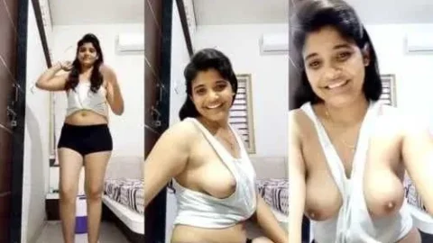Desi GF Nude Selfie Video Pinching Her Big Milky Indian Tits hot sex