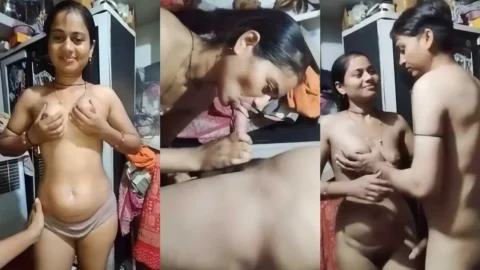 Village Jija Sali MMS Squeezing Big Tits and Sloppy Blowjob hot sex