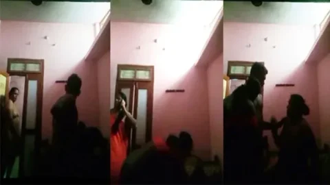 Madurai Milf Two Aunty Threesome Fucking