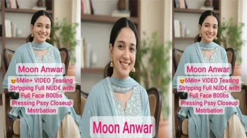 Moon Anwar Pakistani Tiktoker 6Min Premium Live Teasing Porn Watch