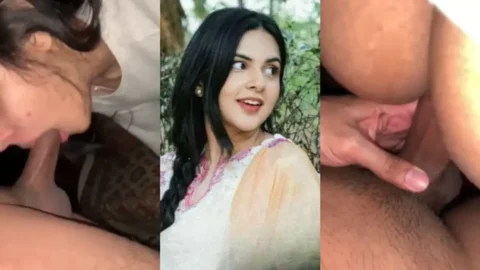 Desi Girlfriend Sloppy Blowjob and Hard Doggy Style Fuck hot sex