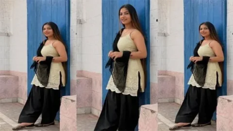 Horny Punjabi Girlfriend Hard Doggy Riding