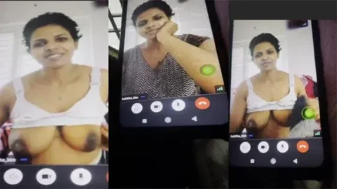 Tamil Teacher Showing On Video Call Clear Talk