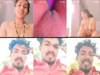 Naughty Desi Bhabhi Leaks Hairy Pussy and Wet Ass on Secret Video Call hot sex