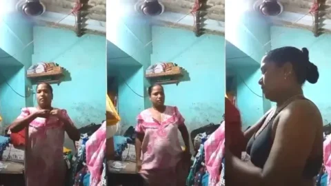Desi Bhabhi s Huge Boobs Exposed in Clothes Changing MMS hot sex