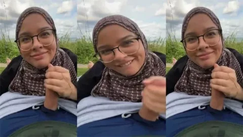 Hijabi Hot Babe Sucking Big Dick Public Park MMS