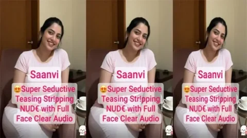 Saanvi Khan Punjabi Makeup Artist Super Seductive Premium Live Mms Video