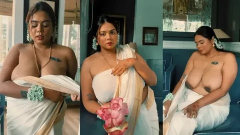 Famous Bengali Influencer Oasi Das MMS Teasing Saree and Huge Boobs hot sex