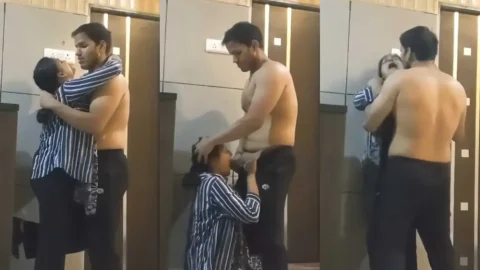 Desi GF Blowjob Standing Fucked Hard Homemade Sex hot sex