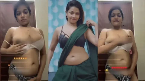 Tamil actress Lavanya Manickam MMS shows huge boobs with hard pink nipples live hot sex