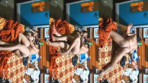 Desi Wife Sex Tape Massive Natural Boobs Flop During Intense Pussy Pounding hot sex