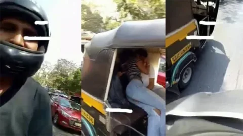 Auto Me Chudai Leak Traffic Jam Hard Exposed