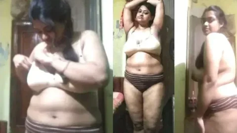 Horny Desi BBW Girlfriend Unhooks Her Bra to Expose Huge Natural Boobs hot sex