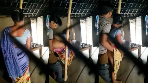 Horny Desi Bhabhi Kitchen Doggystyle Fuck with Neighbor hot sex