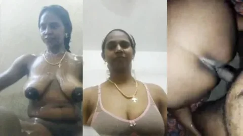 Nasty Tamil Aunty Bathing Fucking Licking MMS