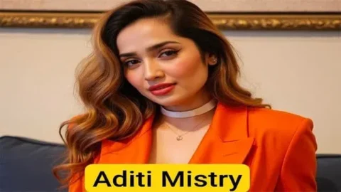 Aditi Mistry Hot Orange Bikini Pussy Tease Viral