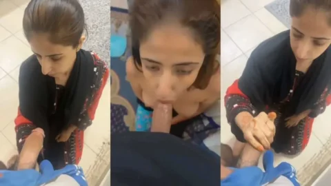 Homemade Sex Tape of Desi Married Aunty Sloppy Blowjob hot sex