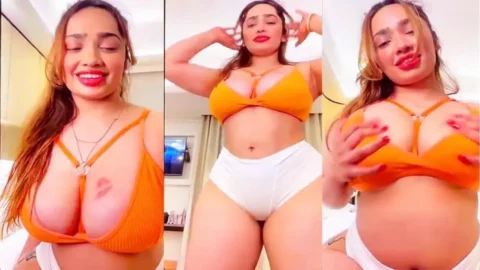 Aditi Mistry Yellow Bikini Tease With Nude Boobs Hard Nipples hot sex