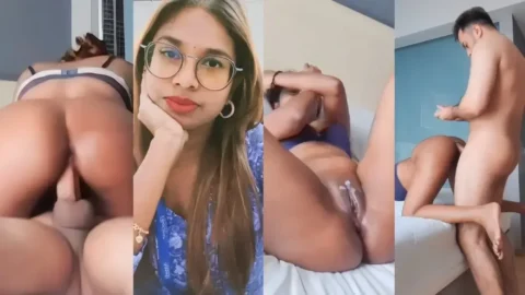 MMS of Horny Tamil Girl Taking a Big Dick Creampie hot sex