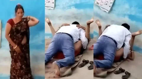 MMS shows Busty Desi Aunty Teacher Fucked Rough by Headmaster hot sex