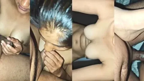 Slim Desi Wife Sucks Cock Dry and Rides Hard in MMS hot sex