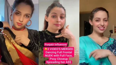 Famous Punjabi Influencer Dancing Full Frontal Nude
