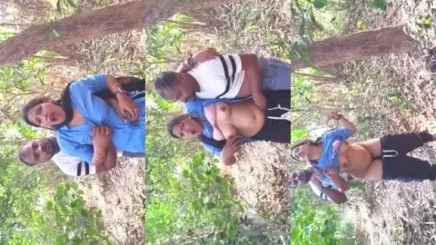MMS of Desi Bhabhi Outdoor Blowjob and Hard Forest Fucking hot sex