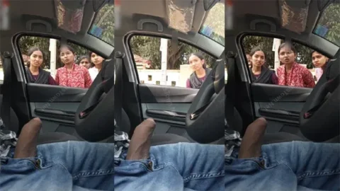 Daring Guy Flash Dick Infront Of College Girls Inside Car Free Video