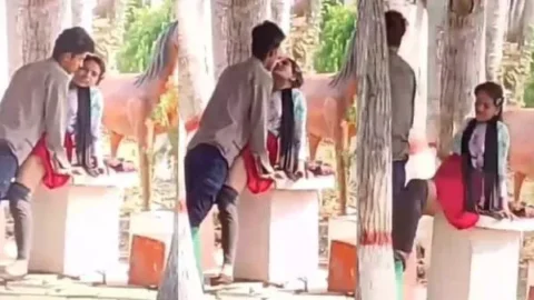 MMS of Desi Teen GF Getting Fucked Hard in a Public Park hot sex