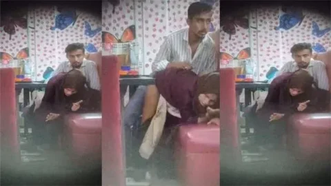 Indian Hijabi Girl Fucking With Lover In Restaurant