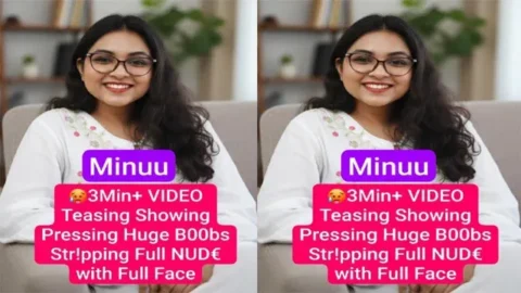 Minnu Innocent Looking Chashmish Girl Premium Live Showing Pressing Huge Boobs Stripping Full Nude