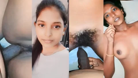 MMS of girlfriend s hairy pussy fucked hard all night hot sex