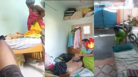 Real Tamil Maid Aunty Son Affair Leaked