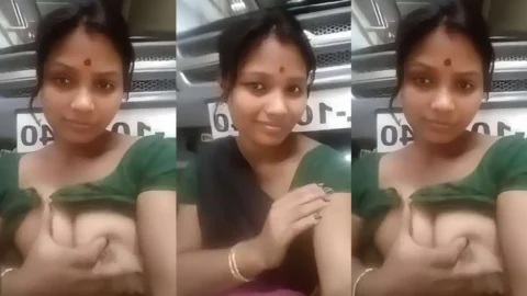 Desi Bhabhi Video Flaunts Giant Boobs While Husband is Away hot sex