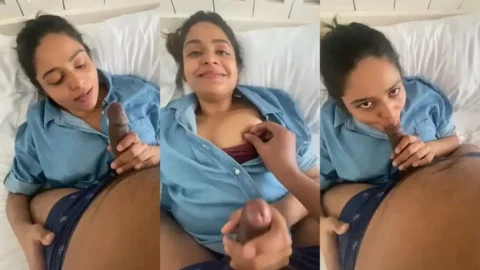 Desi Girlfriend Blowjob MMS with Big Boobs Exposed hot sex