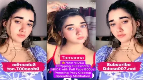 Tamanna Beautiful Insta Influencer Most Exclusive 7Min Premium Live