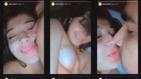Desi Girlfriend with Big Tits Gets Groped and Kissed in MMS Video hot sex