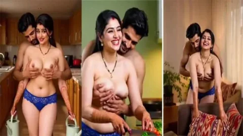 Bhabhi Boobs Presses His Nude Kinky Devar AI Porn