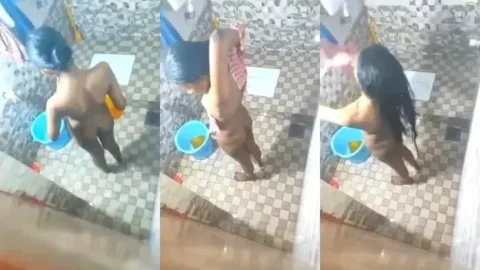 Desi College Girl Nude Bathing Hidden Cam Scandal Full Body hot sex