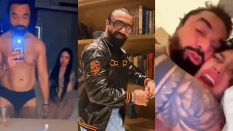 Desi Celebrity Ajaz Khan Fucking His Girlfriend In Viral MMS hot sex