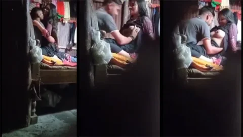 Desi Teen Girl Boobs Sucking Her Lover On Room