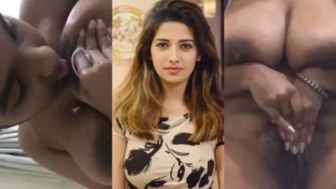 Desi Girlfriend With Huge Tits Sucks Dick and Fingers Her Soaking Wet Pussy hot sex