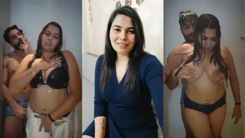 MMS of OTT Actress Preeti Puneet Getting Boobs Squeezed Hard In Shower hot sex