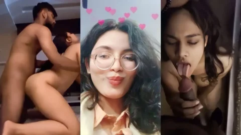 Desi girlfriend nude sex tape gets tight pussy wrecked hard hot sex