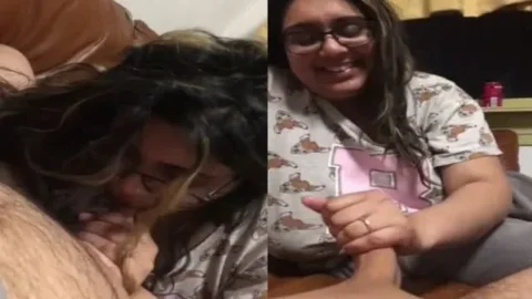 Chashmish bhabhi ne devar ko blowjob diya masti mein kanababa porn
