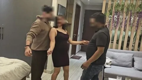 Anjali Get Together Threesome Old Friend Hard MMS